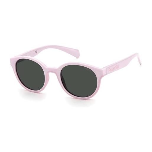Polaroid pld 8040/s ry8/m9 violet lilac 44 occhiali, s unisex-bambini