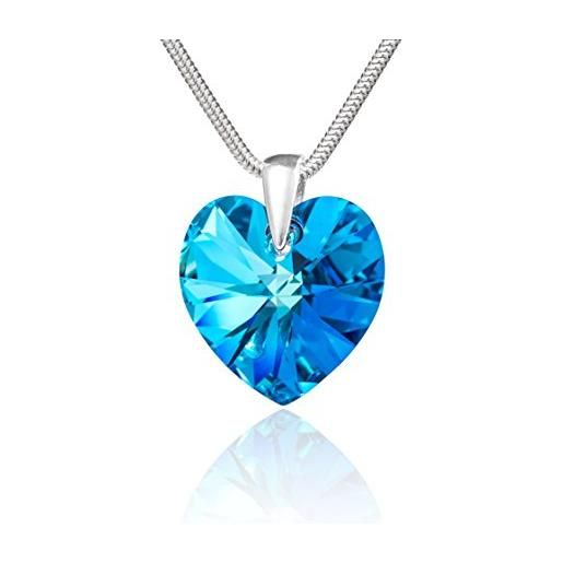 LILLY MARIE Orecchini Femminili In Argento Sterling Con Pendenti Di Cristallo Viola