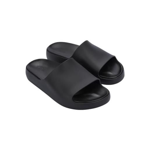 melissa cloud comfort ad, sandali unisex-adulto, nero, 44 eu