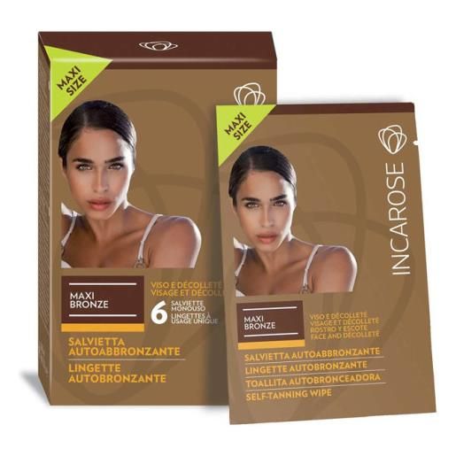 Incarose maxi bronze 6 salviette veg