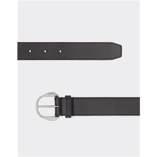 Ferrari cintura in pelle con dettaglio cavallino rampante - cinture nero 85