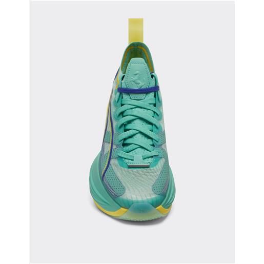 Ferrari sneaker Ferrari fastroid by puma - sneaker verde bottiglia 4