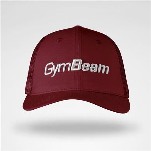 GymBeam cappellino mesh panel burgundy