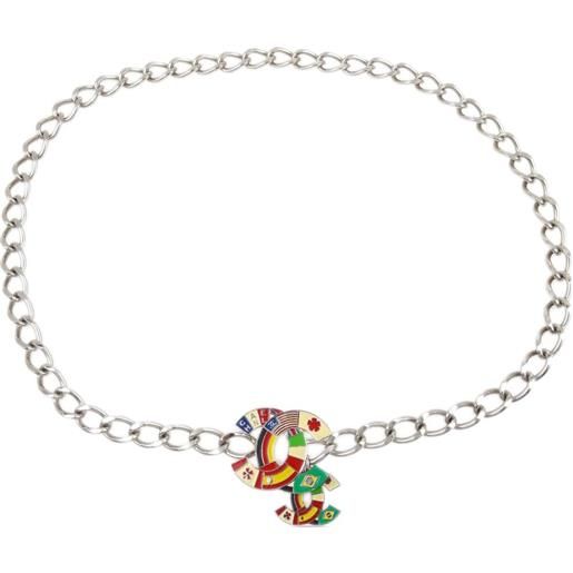 CHANEL Pre-Owned - cintura a catena cc 2003 - donna - placcatura in argento - taglia unica