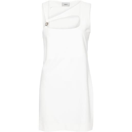 Coperni abito corto con dettaglio cut-out - bianco