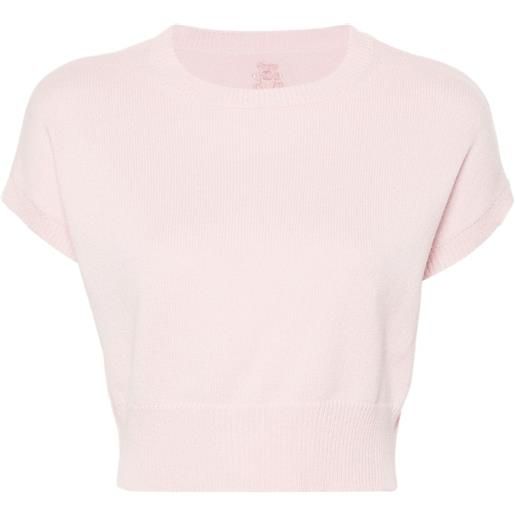 Teddy Cashmere top genovas - rosa