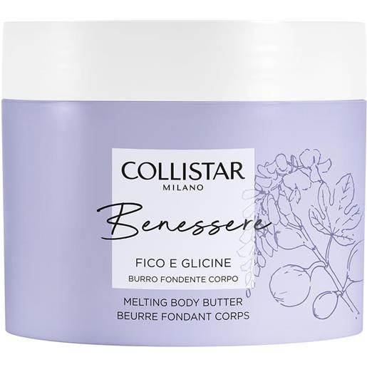 Collistar benessere fico e glicine burro fondente corpo