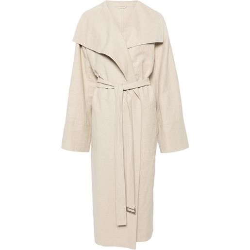 TOTEME cappotto signature midi - toni neutri