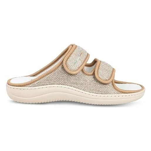 Scarpe Diabetici Uomo Estive, Pantofole per Anziani Donna, Scarpe Piedi Gonfi Donna, Sportive da Jogging Fitness Ortopediche per diabetici,Blu,44.5 EU
