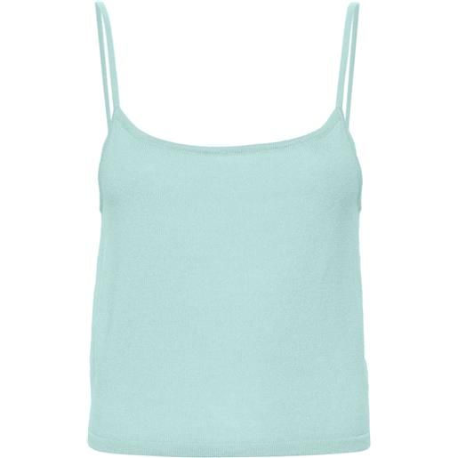 Teddy Cashmere canotta rapallo - blu