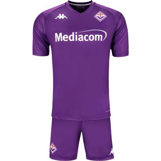 KAPPA fiorentina kombat kit home junior 2024-2025 completo gara bambino