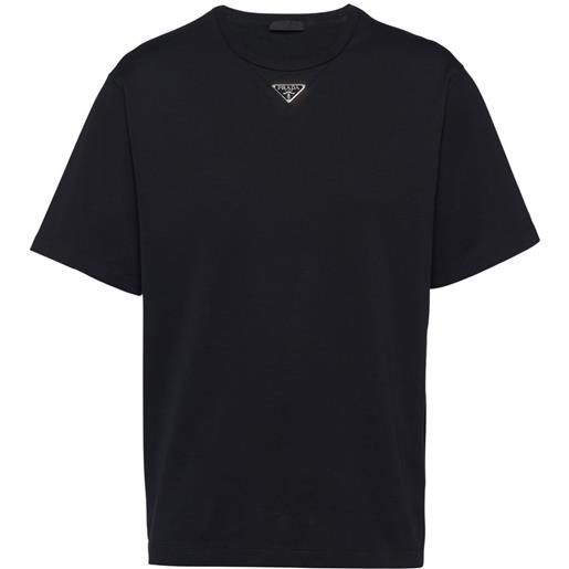 Prada t-shirt con logo - nero