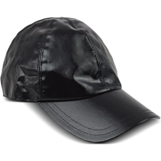 CHANEL Pre-Owned - cappello da baseball sport line anni '90-2000 - donna - cotone/acrilico/poliuretano - taglia unica - nero