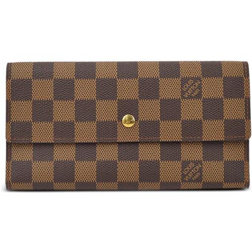 Louis Vuitton Pre-Owned - portafoglio continental tresor international 2003 - donna - tela - taglia unica - marrone