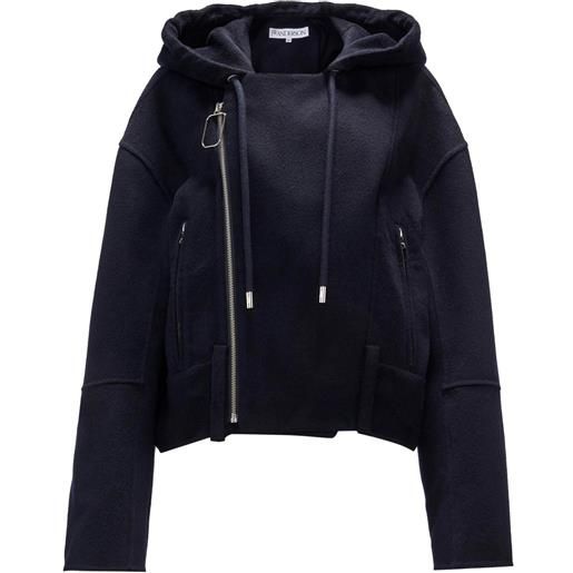 JW Anderson giacca con cappuccio - blu