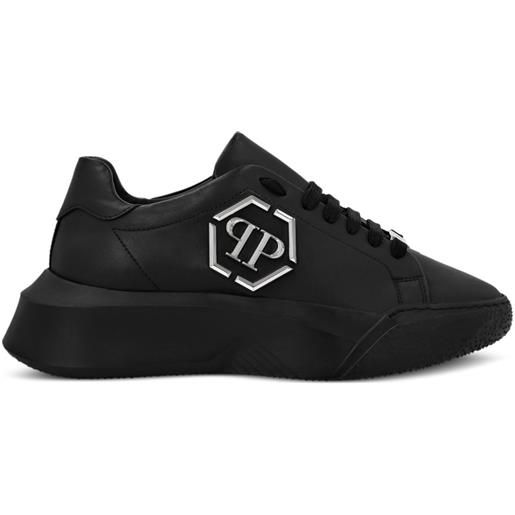 Philipp Plein sneakers godzilla runner con placca logo - nero
