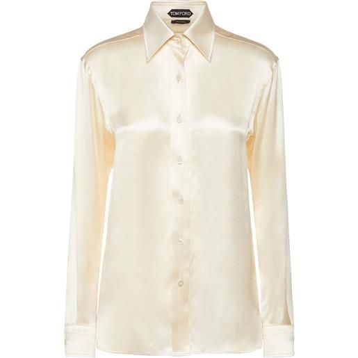 TOM FORD camicia in seta charmeuse