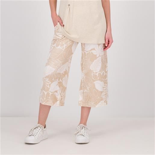 Cuddl Duds pantaloni cropped in jersey con elastico