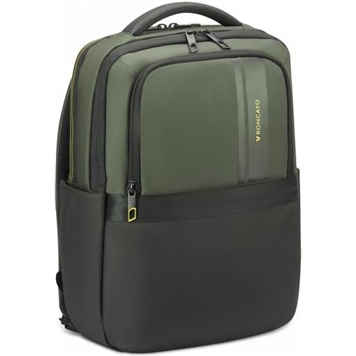 Roncato metropolitan travel zaino da lavoro porta pc 14 - 38x28x13 cm - verde militare