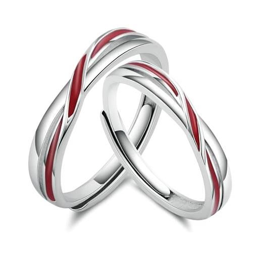 Set Di 2 Anelli Di Coppia Personalizzati In Acciaio Inossidabile – Design Bicolore Argento E Oro – Regalo Di Fidanzamento E Compleanno - 3