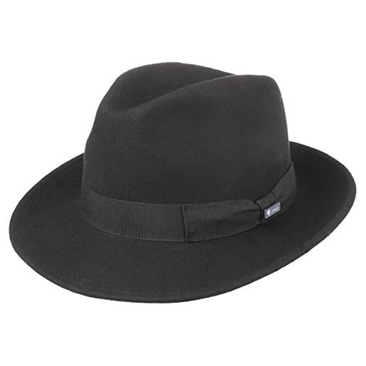 LIPODO basic bogart cappello di feltro unisex fedora 100% lana made in italy estate/inverno