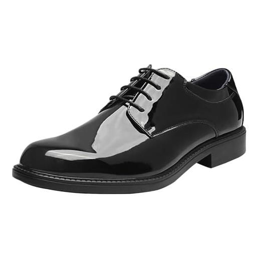 Bruno Marc scarpe uomo eleganti basse vintage pu stringate derby scarpe oxford marrone scuro downing-02 taglia 43.5eu/10us