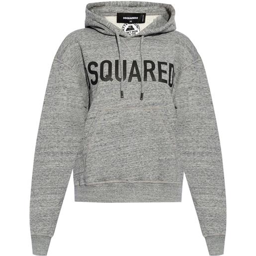 DSQUARED2 felpa con cappuccio - grigio