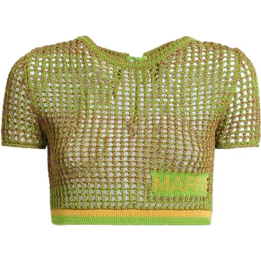 Marni top crop - verde