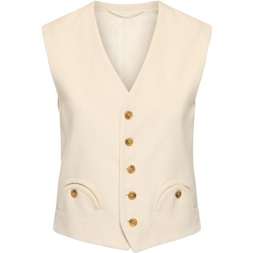 BLAZÉ MILANO gilet amara feral in cotone