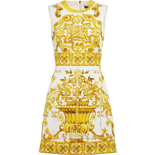 DOLCE & GABBANA vestito senza maniche con stampa
