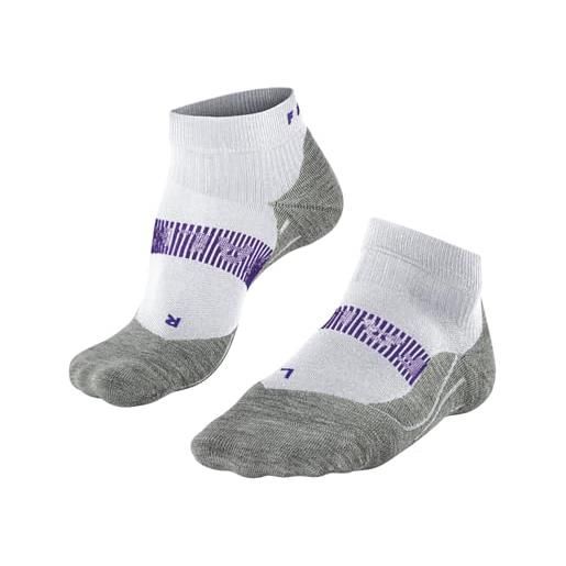 FALKE ru4 endurance cool short w sso filo funzionale antivesciche 1 paio, calzini da corsa donna, bianco white 2008, 39-40