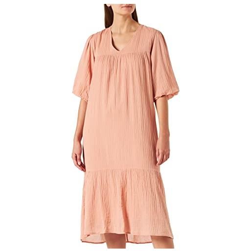 Noa Noa abito estivo in cotone nan, marrone cameo, 46 donna