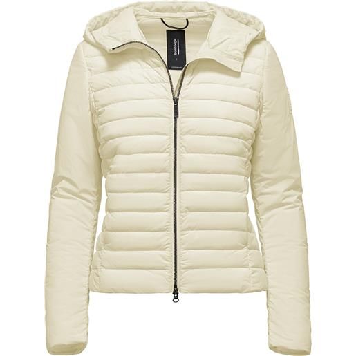 BOMBOOGIE piumino in nylon stretch con cappuccio donna