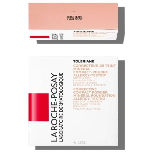 LA ROCHE POSAY-PHAS toleriane fondotinta correttore compatto polvere colore 11 light beige 9,5g