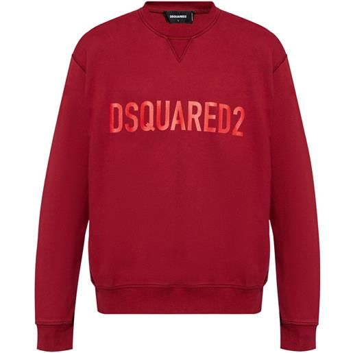 DSQUARED2 felpa con stampa - rosso
