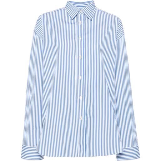 Finamore 1925 Napoli camicia a righe - blu