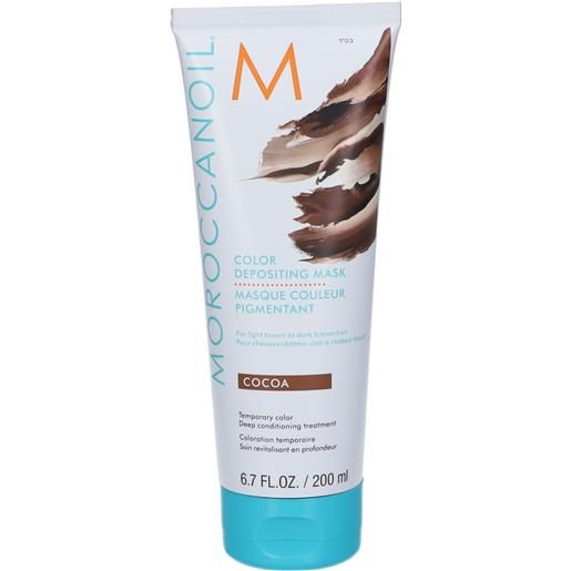 Moroccanoil cocoa color depositing maschera per capelli 200 ml
