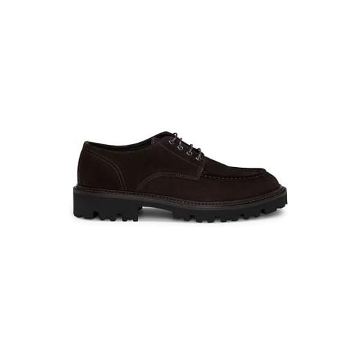 BOSS julyo_derb_sd, derby uomo, dark brown, 44 eu