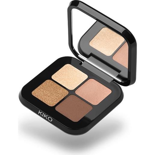 KIKO new bright quartet eyeshadow palette 01