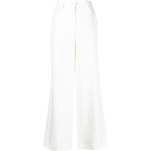 P.A.R.O.S.H. pantaloni svasati raisa a vita alta - toni neutri