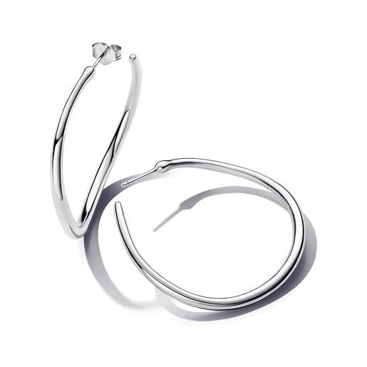 PANDORA essence orecchini a cerchio in argento sterling