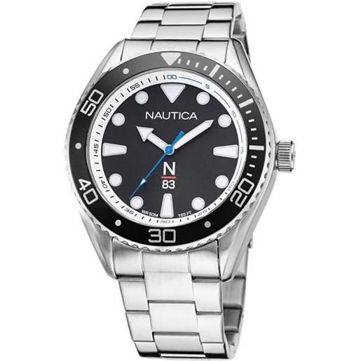 Orologio Uomo Nautica NAPSRF001 – Quarzo, 46mm, Cinturino Silicone Nero, Resistente 10 ATM, Con Packaging In Resina