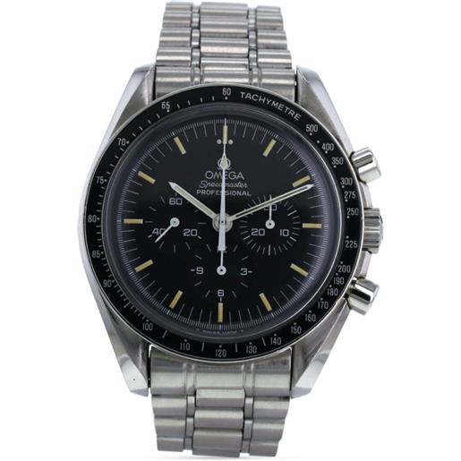 OMEGA - orologio speedmaster 42mm pre-owned 1990 - uomo - acciaio - taglia unica - nero