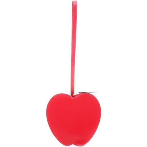 Hermès Pre-Owned - portamonete apple 2016 - donna - pelle - taglia unica - rosso
