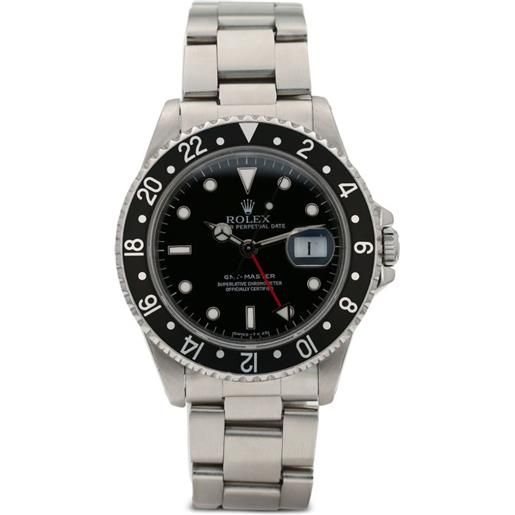Rolex - orologio gmt-master ii 40mm pre-owned 1990 - unisex - acciaio - taglia unica - nero