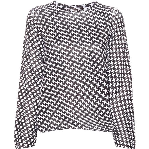Comme Des Garçons Comme Des Garçons t-shirt con stampa - marrone