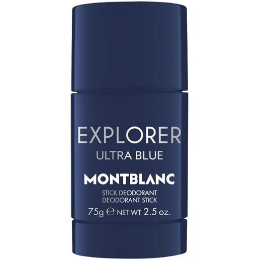 Mont blanc montblanc explorer ultra blue deodorant stick 75 gr deodorante in stick