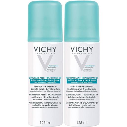 Vichy (L'Oreal Italia SpA) vichy deodorante aerosol antitraspirante 125 ml set da 2 2x125 spray