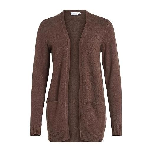 Vila cardigan basic knitted shaved chocolate s shaved chocolate s