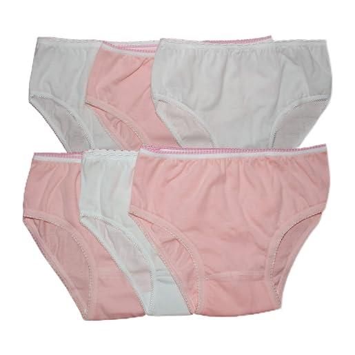 Fontana Calze set da 12 pezzi di slip bambina in cotone 100% con filato e colori anallergici e taglie dalla 2 anni alla 8 (2)